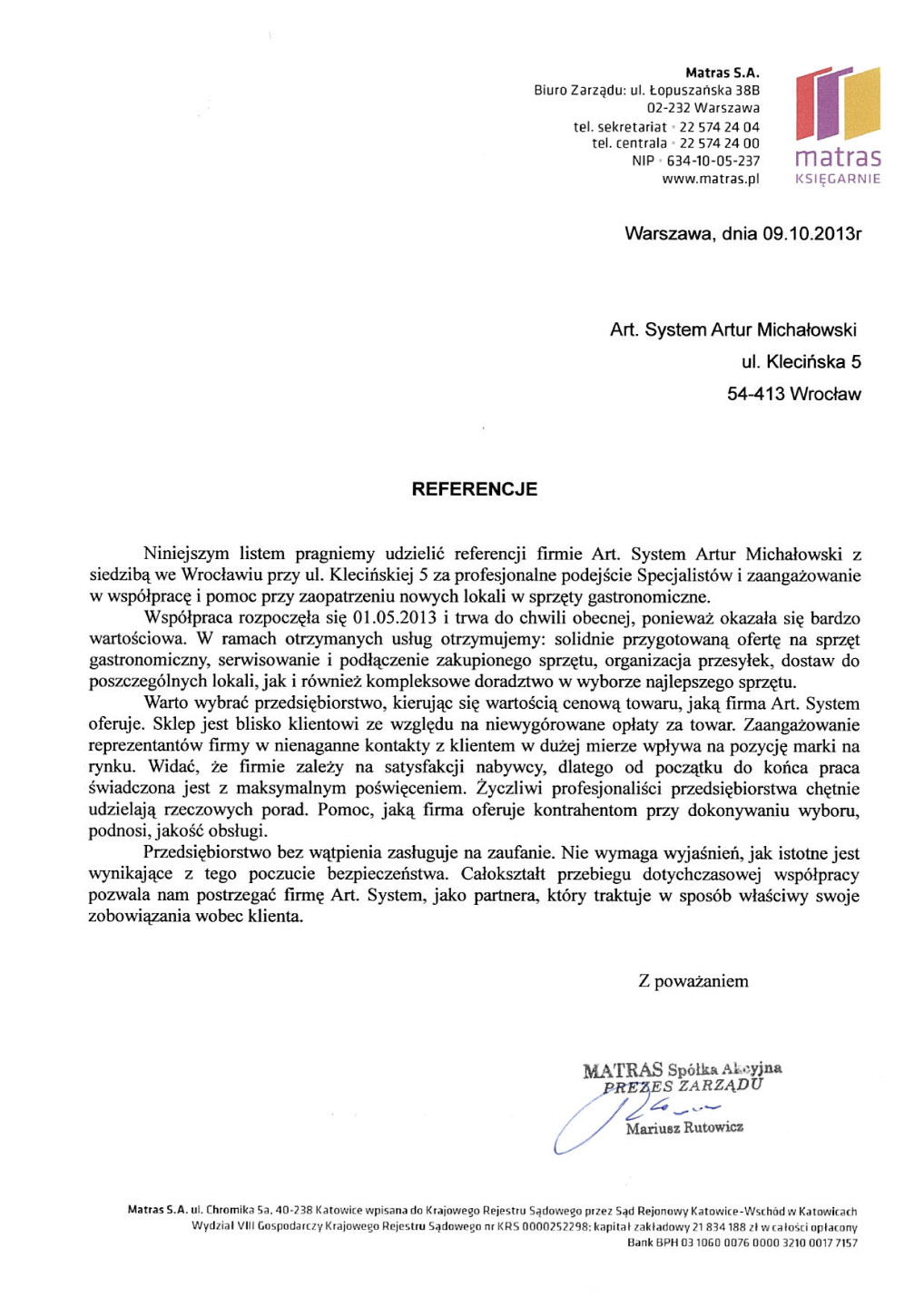 Referencje Setka